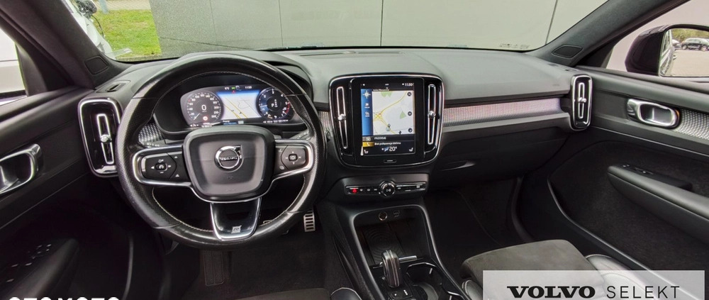 Volvo XC 40 cena 119000 przebieg: 126924, rok produkcji 2018 z Reszel małe 352